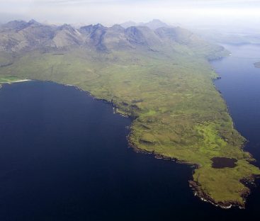 Glenbrittle Campsite - Aerial