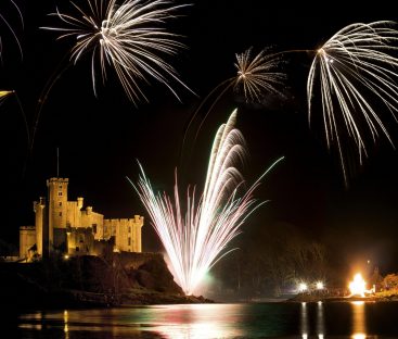 Fireworks over Dunvegan Castle, Isle of Skye 
Picture Credit: Marcus McAdam / Scottish Viewpoint
Tel: +44 (0) 131 622 7174
Fax: +44 (0) 131 622 7175
E-Mail: info@scottishviewpoint.com
Web: www.scottishviewpoint.com
This picture cannot be reproduced without prior permission from Scottish Viewpoint.