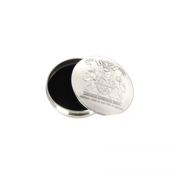 MacLeod Coat of Arms Pewter Trinket box - Image 2