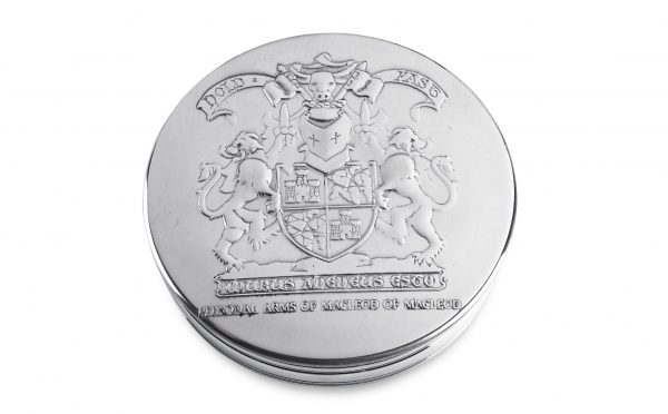 MacLeod Coat of Arms Pewter Trinket box