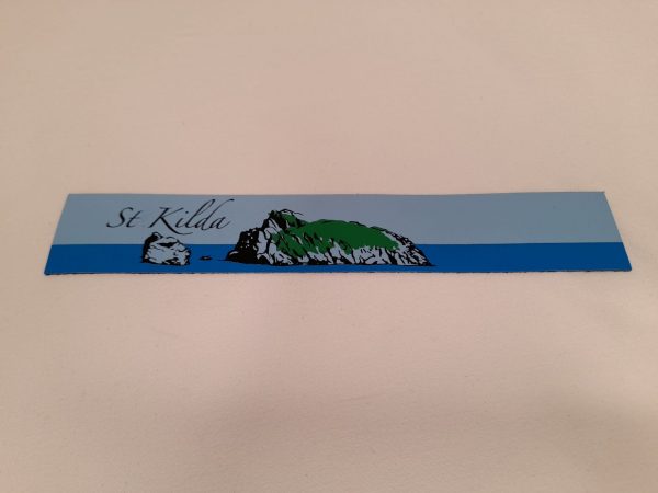 St. Kilda leather bookmark