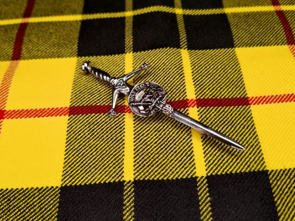 MacLeod Clan Crest Pewter Kiltpin
