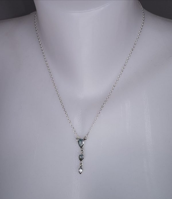 Sterling silver Teardrop necklace - Image 2