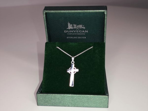 Silver cross necklace