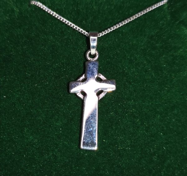 Silver cross necklace - Image 2