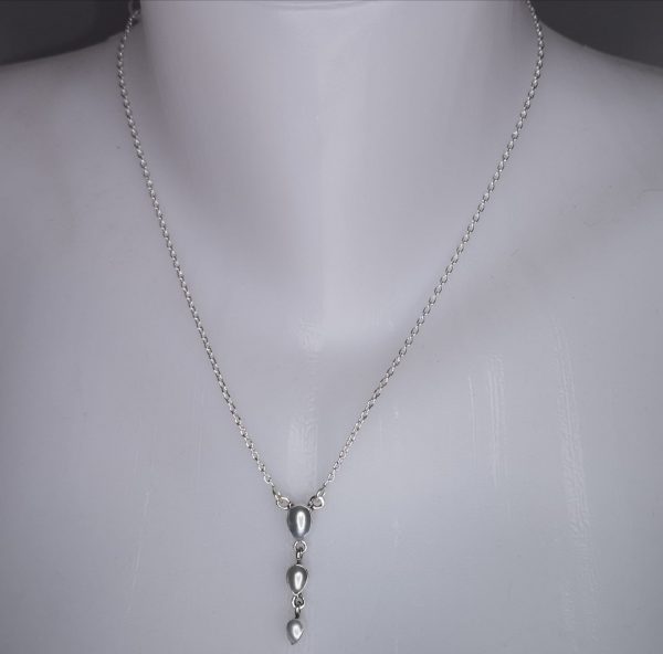 Sterling silver Teardrop necklace - Image 3