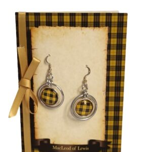 MacLeod of Lewis hoop  drop earrings