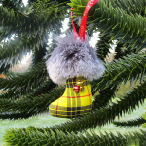 Macleod of Lewis Christmas Boot Tree Decoration