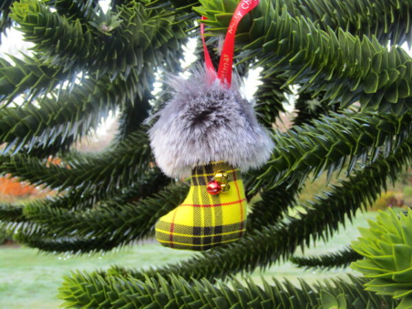 Macleod of Lewis Christmas Boot Tree Decoration