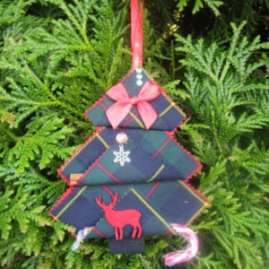 Macleod Of Harris Cinnamon Stick/ Candy Cane Christmas Tree Decoration