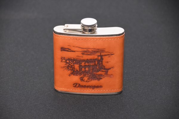 Dunvegan Castle Leather Hip Flask