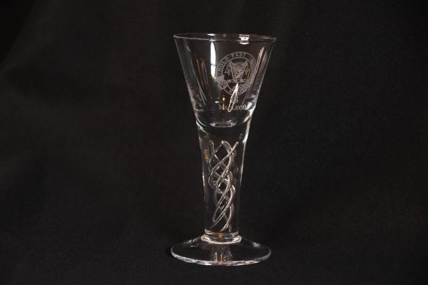 Hold Fast Jacobite Glass