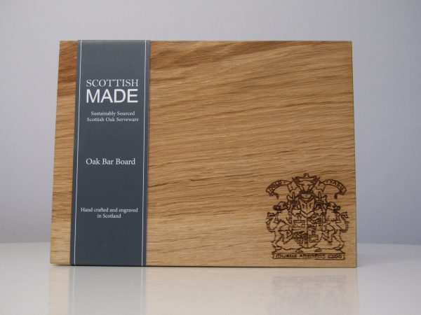 Clan Crest Oak Bar Board