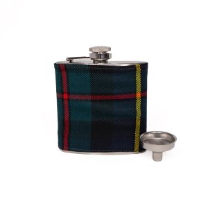 Macleod Modern Tartan Hip Flask